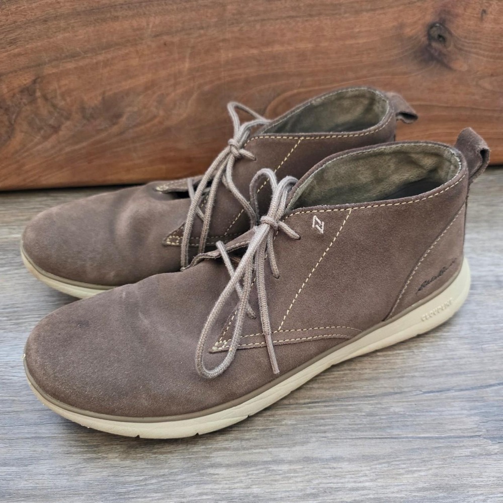 Eddie Bauer Women Atlas Cloudline Chukka Boots Brown Suede 0119-762 Size 9